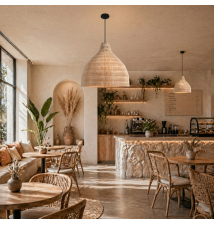 Boho Lopez E27 Pendant Light, 1 piece, 45 cm WD | LVT