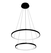 Żyrandol LED Galaxis Lynx 40/60cm 64W czarny | LVT