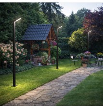 Lampa ogrodowa LED 50W Posti 350cm 120° 4000K czar | LVT