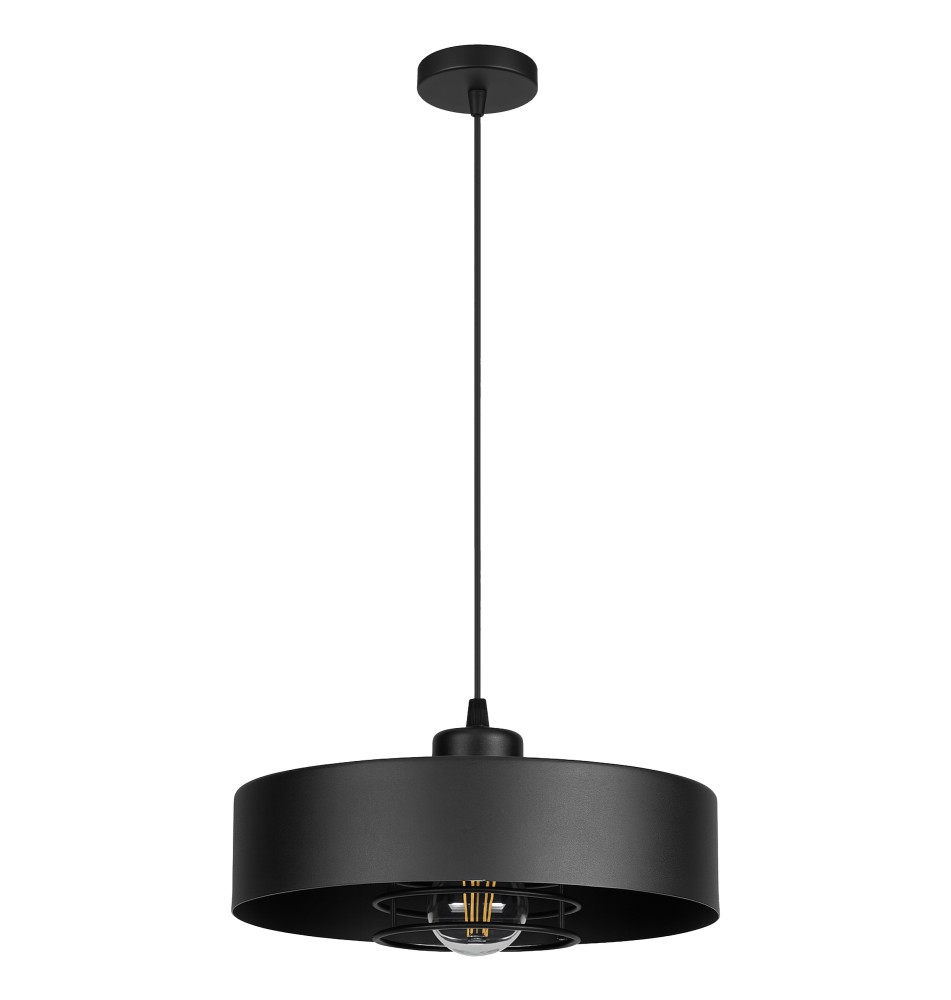 Nilo 30 cm Black E27 Pendant Light | LVT