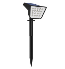 Lampa LED solarna wbijana reflektor RGBW | LVT