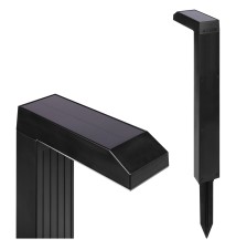 Lampa LED solarna wbijana słupek ogrodowy Slim | LVT