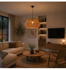 Oprawa wisząca E27 Boho Mustaf x1 50 cm | LVT