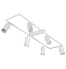 Żyrandol LED GU10 Bumo x6 biały  | LVT