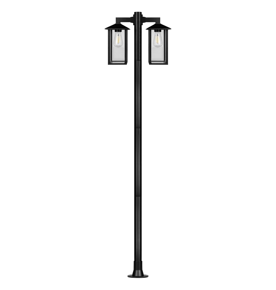 Lampa ogrodowa LED E27 Hermes stojąca x2 220cm | LVT
