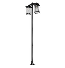 Lampa ogrodowa LED E27 Hermes stojąca x2 220cm | LVT