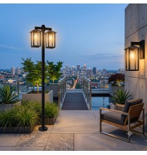 Hermes E27 LED Garden Floor Lamp (2-Pack), 220 cm | LVT