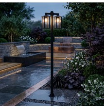 Lampa ogrodowa LED E27 Hermes stojąca x2 220cm | LVT