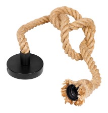 E27 Pendant Light, 120 cm Cord, 1 x Black | LVT