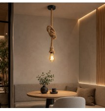 E27 Pendant Light, 120 cm Cord, 1 x Black | LVT