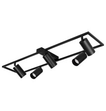 Bumo GU10 LED Chandelier, 5-Light, Black | LVT