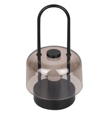 Lampa stołowa LED Kampi 2w1 3CCT akumulator czarna | LVT