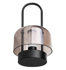 Lampa stołowa LED Kampi 2w1 3CCT akumulator czarna | LVT