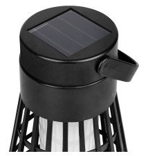Lampa LED solarna wbijana latarnia 50cm ogień 2w1 | LVT
