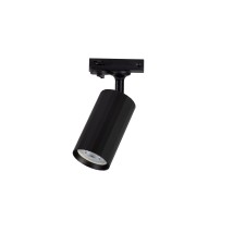 GU10 Tessa Black 1-Phase Track Light | LVT