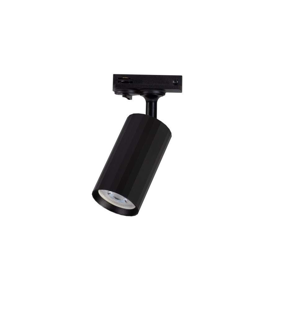 GU10 Tessa Black 1-Phase Track Light | LVT