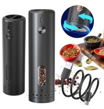 USB-Powered Electric Pepper and Salt Grinder | LVT
