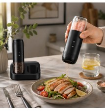 Electric Pepper and Salt Grinder, Aku Gravi - 2-Pack | LVT