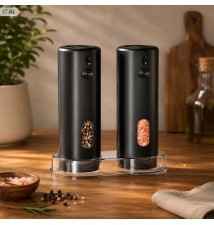 Elektryczny młynek do pieprzu i soli aku USB-2szt | LVT