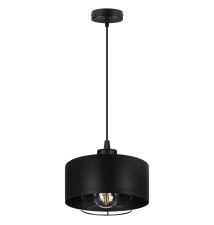 Oprawa wisząca E27 Nilo 20cm czarna | LVT