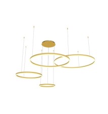 Żyrandol LED Mundo 40/60/80/100cm 119W złoty 3CCT | LVT
