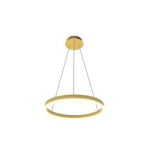 Żyrandol LED Mundo 40cm 22W złoty 3CCT pilot | LVT