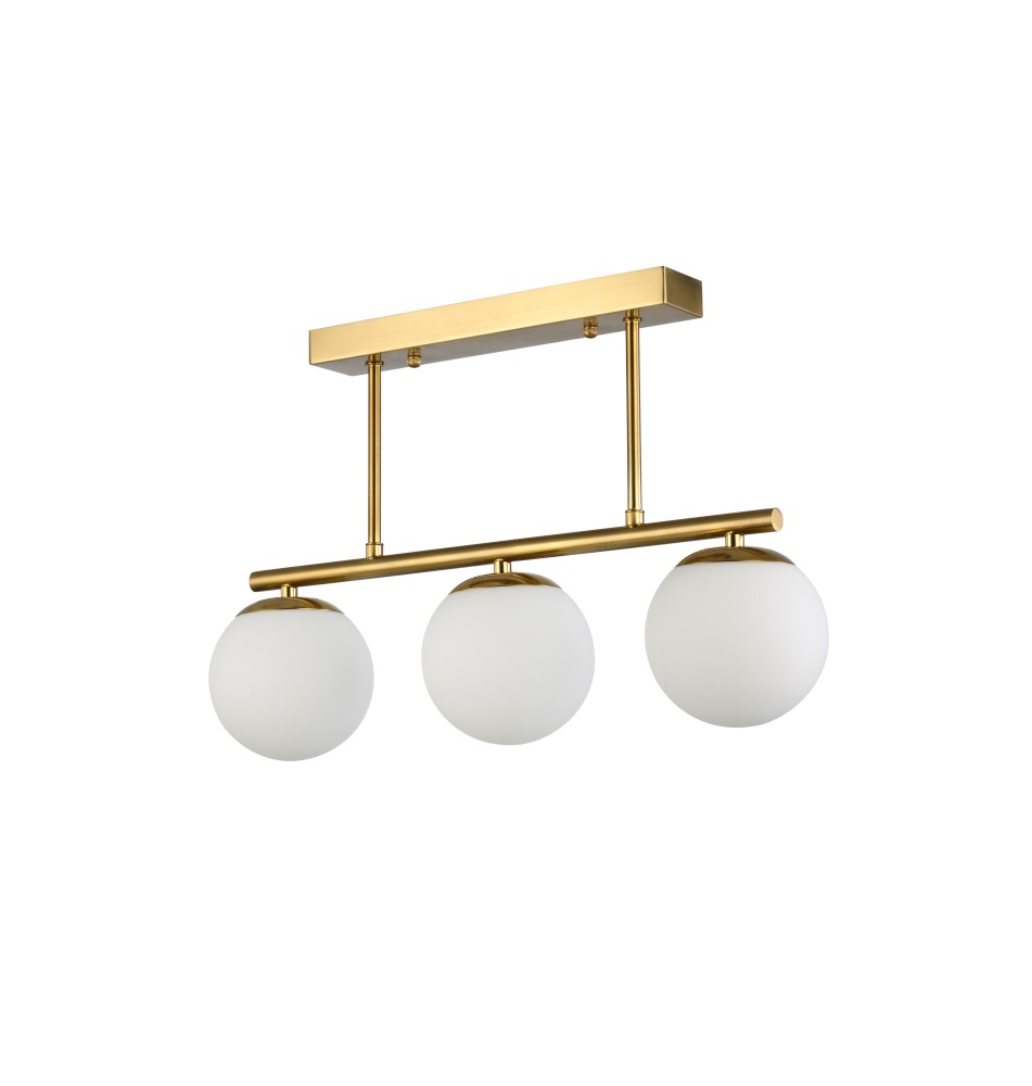 Żyrandol LED E27 Bali-12 47cm x3 złoty