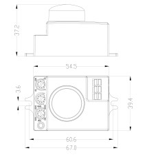 Czujnik ruchu mikrofalowy