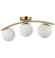 Bali-12 51 cm E27 LED Chandelier (3 bulbs), Gold | LVT