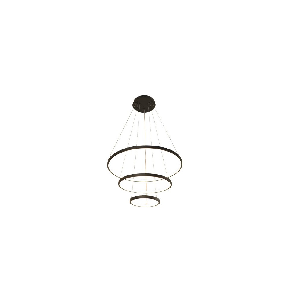 Żyrandol LED Galaxis Coma 20/40/60cm 77W czarny | LVT