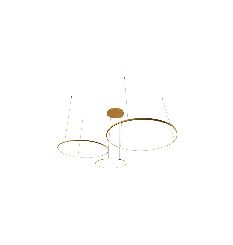 Galaxis Hodo LED Chandelier 40/60/80 cm 116 W, Gold | LVT
