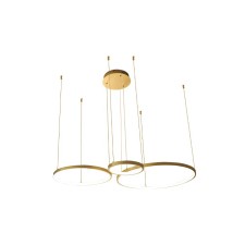 Żyrandol LED Galaxis Hodo 20/40/60cm 77W złoty | LVT