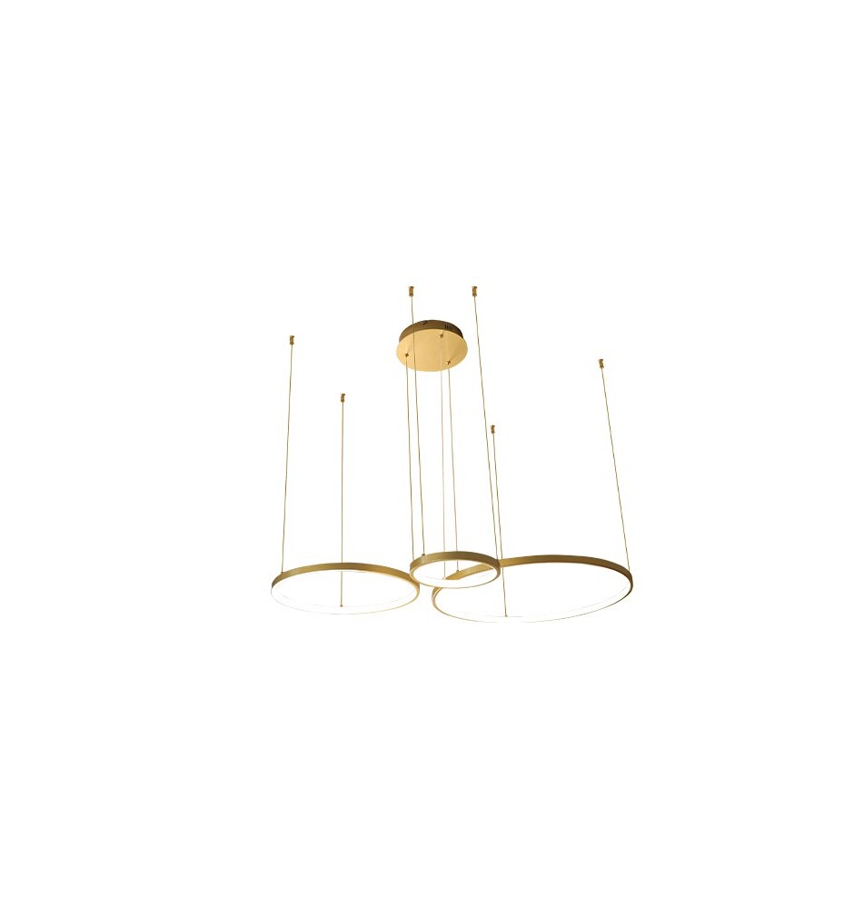 Galaxis Hodo LED Chandelier 20/40/60 cm 77 W, Gold | LVT
