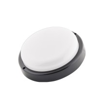 Maks Round 12W Black IP54 LED Light | LVT
