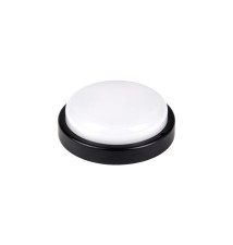 Maks Round 12W Black IP54 LED Light | LVT