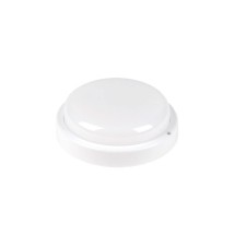 Maks IP54 Round 12W White LED Light with Motion Sensor | LVT