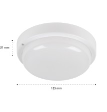 Lampa LED IP54 Maks okrągła 12W biała czujnik ruchu | LVT