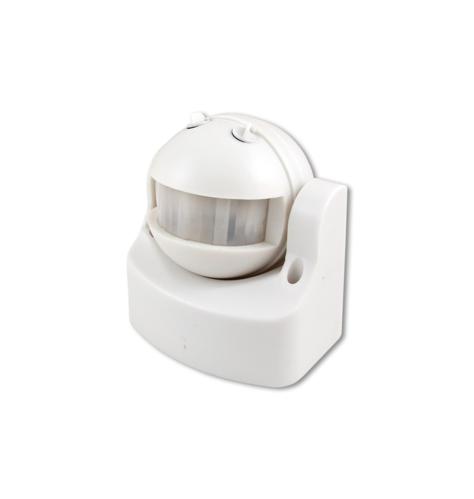 180' White PIR Motion Sensor, IP44 | LVT