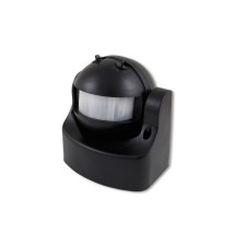 Czujnik ruchu PIR 180' czarny IP44 | LVT