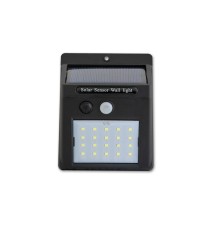 Lampa LED solarna 20xSMD czujnik ruchu i zmierzchu | LVT
