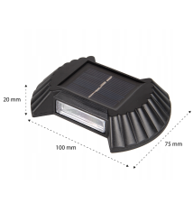 Lampa LED solarna Elewacyjna - 4 szt.