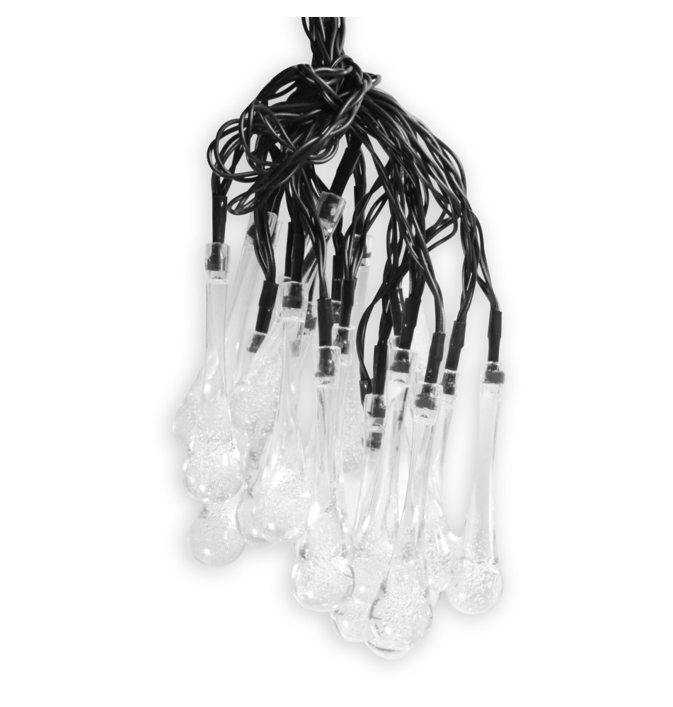 Girlanda LED solarna 20 LED 485cm łezka