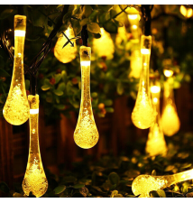 Girlanda LED solarna 20 LED 485cm łezka