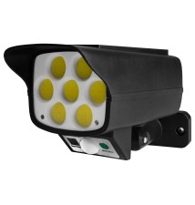 Lampa LED solarna atrapa kamery COB czujnik ruchu