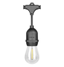 24V LED String Lights, 10 m, 10x E27 | LVT