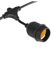 Girlanda LED 24V 10m 10x E27