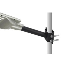 Uchwyt do lampy ulicznej czarny 48mm