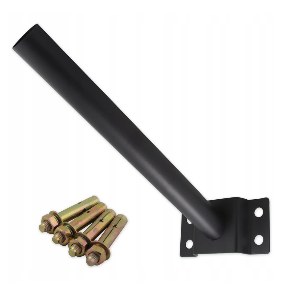 Uchwyt do lampy ulicznej czarny 48mm | LVT