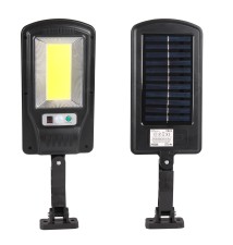 Slim COB Solar LED Light with PIR Sensor, Remote Control, and Mount | LVT