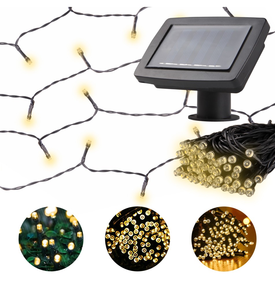Girlanda LED solarna 100 LED 1190cm